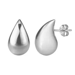 Silvego Strieborné náušnice kvapky Sperancia 10 mm LPS0226E10S