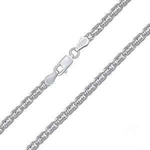 Silvego Strieborná retiazka Mariner s diamantovým výbrusom - 3 mm KRM06470N