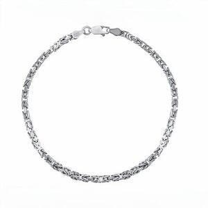 Silvego Strieborný náramok Byzantine dámsky aj pánsky - 3 mm KRM12508B