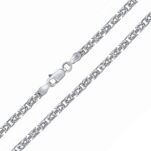 Silvego Strieborný náhrdelník Byzantine dámsky aj pánsky - 3 mm KRM12508N