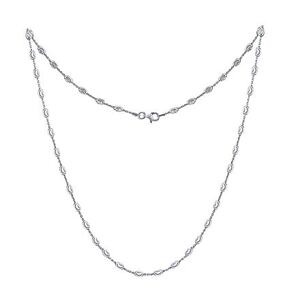 Silvego Strieborný náhrdelník Ostara s brúsenými korálkami - 3 mm KRM01048N