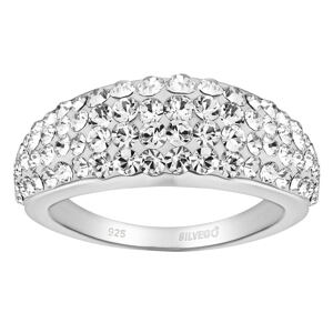 Silvego Strieborný prsteň Glistera s Brilliance Zirconia SILVEGOB26021RSW