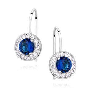 OLIVIE Detské strieborné náušnice BLUE 1625 Ag 925; ≤1,6 g.