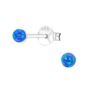 OLIVIE Strieborné mini guľôčky s opálom 3 mm 2764 Ag 925; ≤0,4 g.