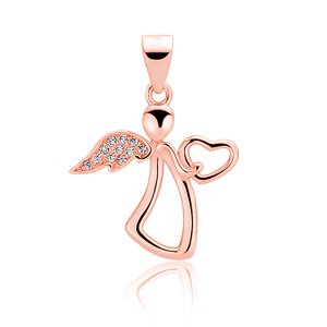 OLIVIE Strieborný prívesok ANJEL ROSE 2989 Ag 925; ≤1,1 g.