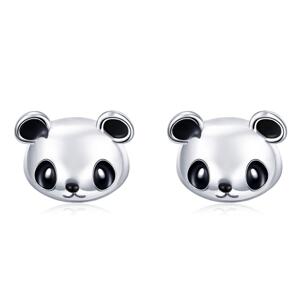 OLIVIE Strieborné náušnice PANDA 3384 Ag 925; ≤1,4 g.