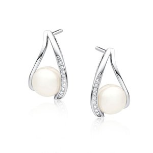 OLIVIE Strieborné náušnice PERLA 4061 Ag 925; ≤3,2 g.