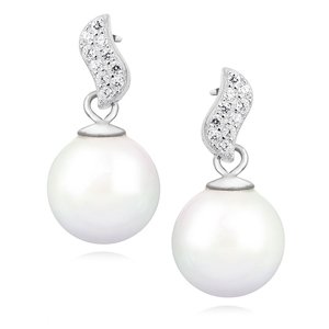OLIVIE Strieborné náušnice PERLA 4107 Ag 925; ≤4 g.