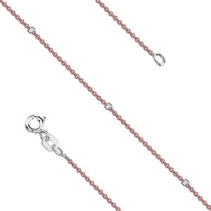 OLIVIE Retiazka SILVER/ROSE 4164 Ag 925; ≤1,7 g.
