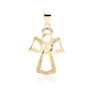 OLIVIE Strieborný prívesok ANJEL GOLD 4340 Ag 925; ≤1,5 g.