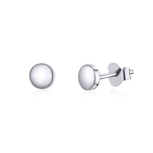 Olivie Strieborné 5mm PLATINOVÉ  KÔSTKY 4472 Ag 925; ≤0,9 g.