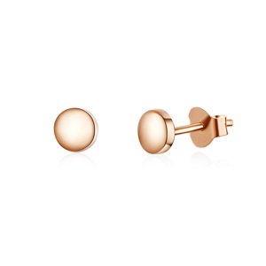 OLIVIE Strieborné 5mm PLATINOVÉ  KÔSTKY ROSE 4473 Ag 925; ≤0,9 g.