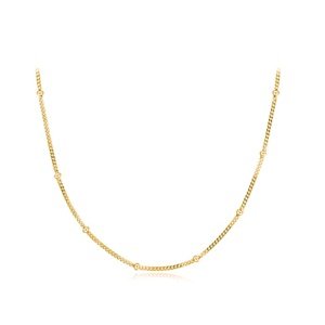 Olivie CHOKER GOLD guličková strieborná retiazka 4598 Ag 925; ≤1,6 g.