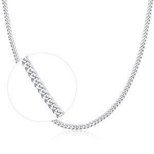 OLIVIE Strieborná 50cm retiazka rhodiovaná 4604 Ag 925; ≤1,5 g.