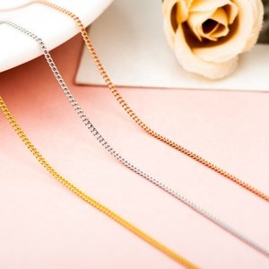 OLIVIE Zlátená 60cm strieborná retiazka 4616 Ag 925; ≤1,7 g.