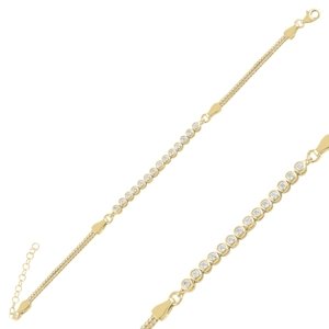 OLIVIE Strieborný náramok GOLD 4808 Ag 925; ≤5,2 g.