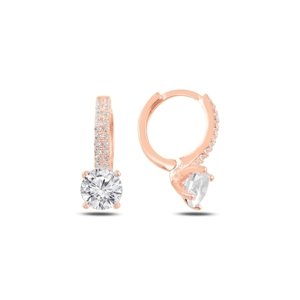 OLIVIE Strieborné krúžkové náušnice ROSE 4991 Ag 925; ≤3,6 g.