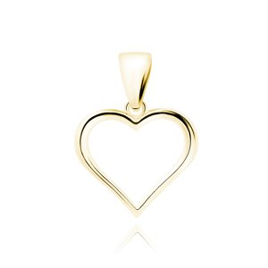 OLIVIE Strieborný prívesok SRDCE GOLD 5216 Ag 925; ≤0,7 g.