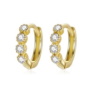 OLIVIE Strieborné krúžky GOLD 5276 Ag 925; ≤1,4 g.