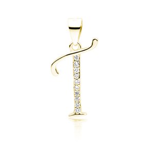 OLIVIE PÍSMENO T strieborný prívesok GOLD 5323 Ag 925; ≤0,6 g.