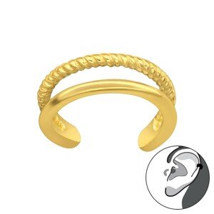 OLIVIE Strieborná záušnice GOLD 5373 Ag 925; ≤0,4 g.