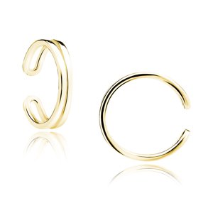 OLIVIE Strieborná záušnica GOLD 5450 Ag 925; ≤0,45 g.