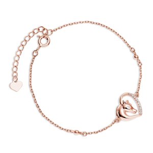 Olivie Strieborný náramok KÔŇ V SRDCI ROSE 5467 Ag 925; ≤1,6 g.
