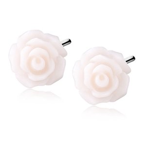 OLIVIE Strieborné náušnice ROZÁRIA 5855 Ag 925; ≤0,8 g.