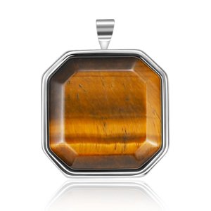 OLIVIE Strieborný prívesok TIGRI OKO 6013 Ag 925; ≤5,7 g.