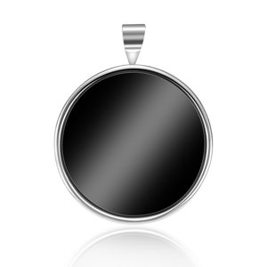 OLIVIE Strieborný prívesok BLACK ONYX 6014 Ag 925; ≤4,2 g.