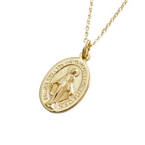 Olivie Strieborný náhrdelník PANNA MARIE GOLD 7051 Ag 925; ≤2,7 g.