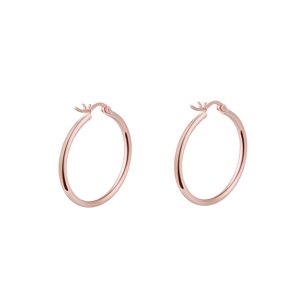 OLIVIE Strieborné 2cm KRUHY ROSE 7067 Ag 925; ≤1,9 g.