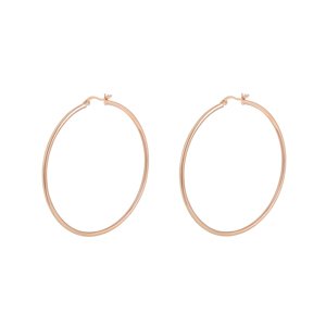 OLIVIE Strieborné 4cm KRUHY ROSE 7073 Ag 925; ≤3,9 g.