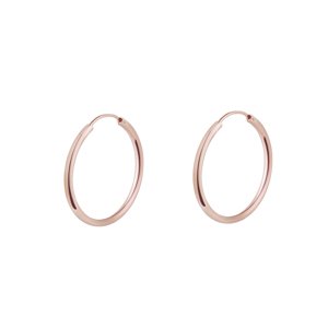 OLIVIE Strieborné 2cm KRUHY ROSE 7082 Ag 925; ≤1,7 g.