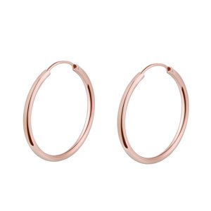 OLIVIE Strieborné 3cm KRUHY ROSE 7085 Ag 925; ≤2,7 g.