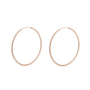 OLIVIE Strieborné 4cm KRUHY ROSE 7088 Ag 925; ≤3,9 g.