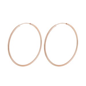 OLIVIE Strieborné 5cm KRUHY ROSE 7091 Ag 925; ≤5 g.