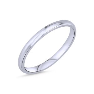 OLIVIE Úzky snubný strieborný prsteň 7139 Veľkosť prsteňov: 11 (EÚ: 65-67) Ag 925; ≤1,5 g.