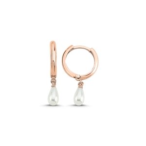 OLIVIE Strieborné krúžky rose PERLA 7150 Ag 925; ≤1,8 g.