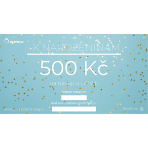 Olivie Elektronický darčekový poukaz K NARODENINÁM Hodnota: 20,00 €
