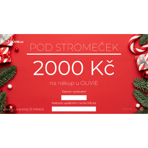 Olivie Elektronický darčekový poukaz POD STROMOČEK Hodnota: 2000 Sk