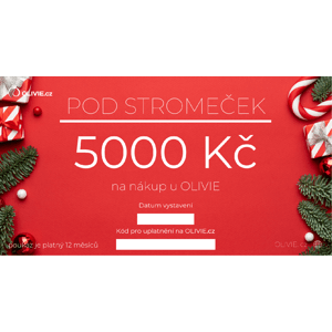 Olivie Elektronický darčekový poukaz POD STROMOČEK Hodnota: 5000 Sk
