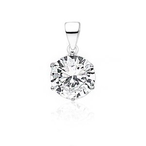 OLIVIE Strieborný 10mm prívesok ZIRKON 7362 Ag 925; ≤1,7 g.