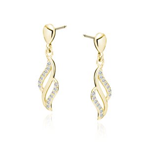 OLIVIE Strieborné náušnice MAGIC GOLD 4107 Ag 925; ≤1,2 g.