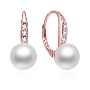 OLIVIE Strieborné náušnice PERLA ROSE 7425 Ag 925; ≤3,2 g.