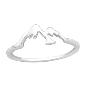 OLIVIE Strieborný prsteň MOUNTAIN 7486 Veľkosť prsteňov: 6 (EÚ: 51 – 53) Ag 925; ≤1,2 g.