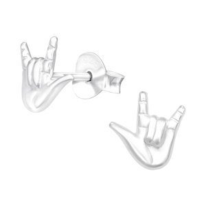 OLIVIE Strieborné náušnice ROCKER 7560 Ag 925; ≤0,4 g.