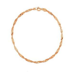 OLIVIE Strieborný náramok 20 cm SINGAPORE ROSE 7632 Ag 925; ≤1,6 g.