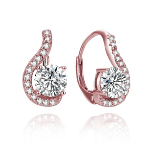 OLIVIE Romantické strieborné náušnice ROSE 7724 Ag 925; ≤3 g.