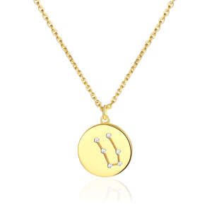 OLIVIE Strieborný náhrdelník BLÍŽENCI GOLD 8015 Ag 925; ≤4,8 g.